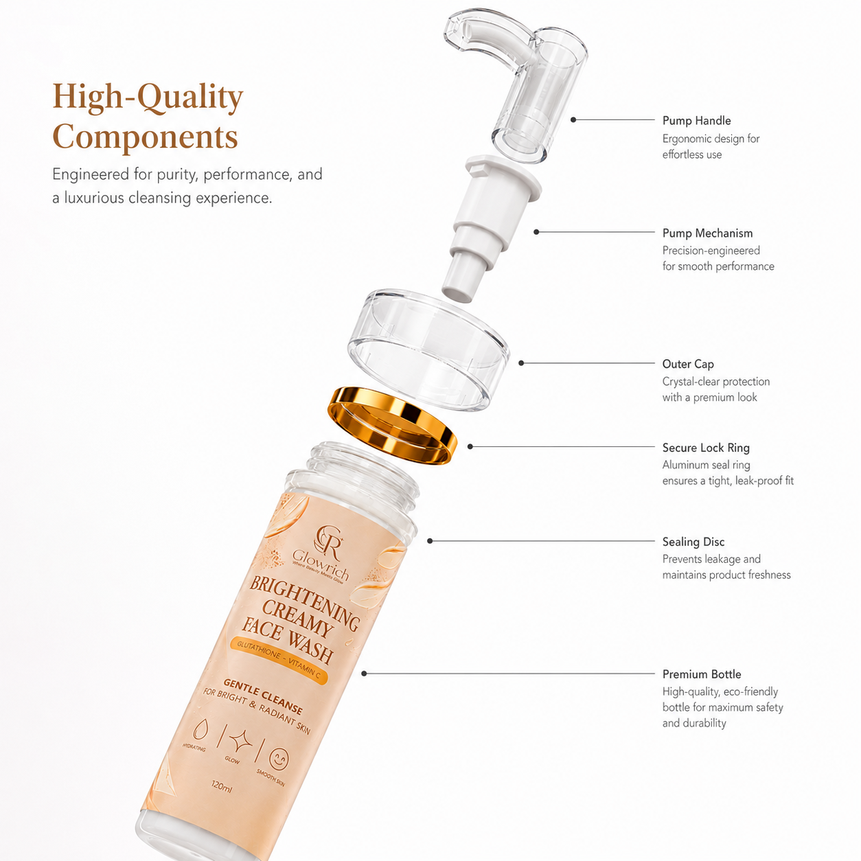 Brightening Creamy Face Wash – 120ml